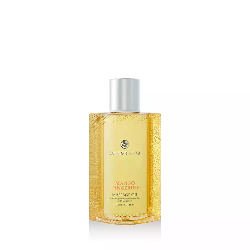 BATH & BLOOM MANGO TANGERINE MASSAGE OIL 170ML_Front