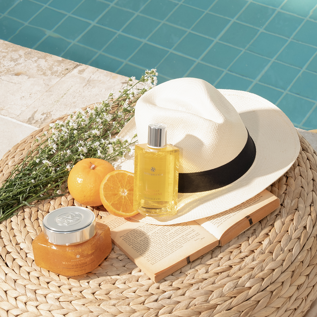 สามารถใช้ร่วมกับ ผลิตภัณฑ์น้ำมันนวด กลิ่นมะม่วง ส้ม เพื่อกระตุ้นการไหลเวียนของเลือด และลดการเหนื่อยล้าหลังจากทำกิจกรรมต่างๆ ในแต่ละวัน 