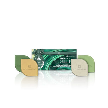 บาธ แอนด์ บลูม ชุดของขวัญ INFINITE PURITY​ ผลิตภัณฑ์สบู่ธรรมชาติ ทำความสะอาดผิวกาย