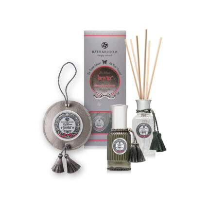 บาธ แอนด์ บลูม ชุดของขวัญ ชุดเครื่องหอมกลิ่นจากเมล็ดอัลมอนด์ วนิลลา Janvier (January)